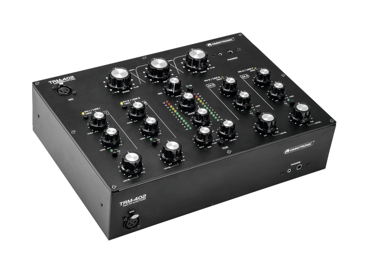 OMNITRONIC TRM-402 4-Channel Rotary Mixer 