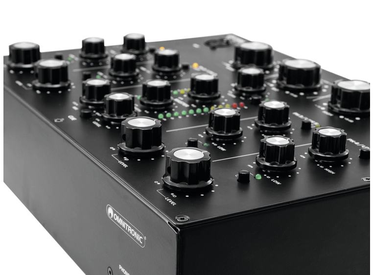 OMNITRONIC TRM-402 4-Channel Rotary Mixer 