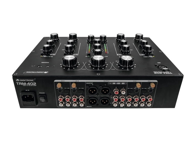 OMNITRONIC TRM-402 4-Channel Rotary Mixer 