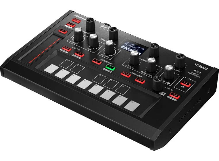 Pioneer DJ Toraiz AS-1 (TAS-1) Monosynth m/lyd fra Dave Smith Prophet 6 