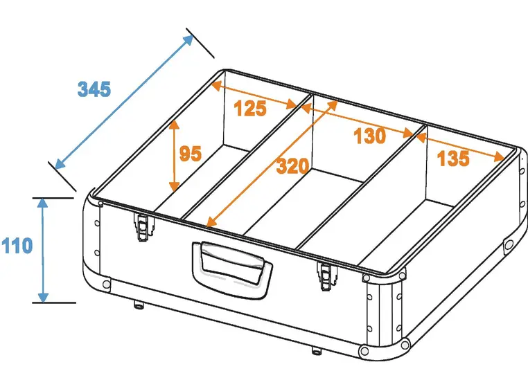 ROADINGER CD case ALU digital booking rounded 