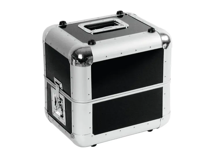 ROADINGER Record case ALU 50/50, rounded, bk 