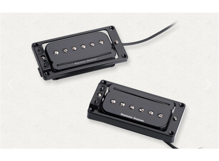 S.Duncan P-rails w/Tripleshot Flat Set Black 