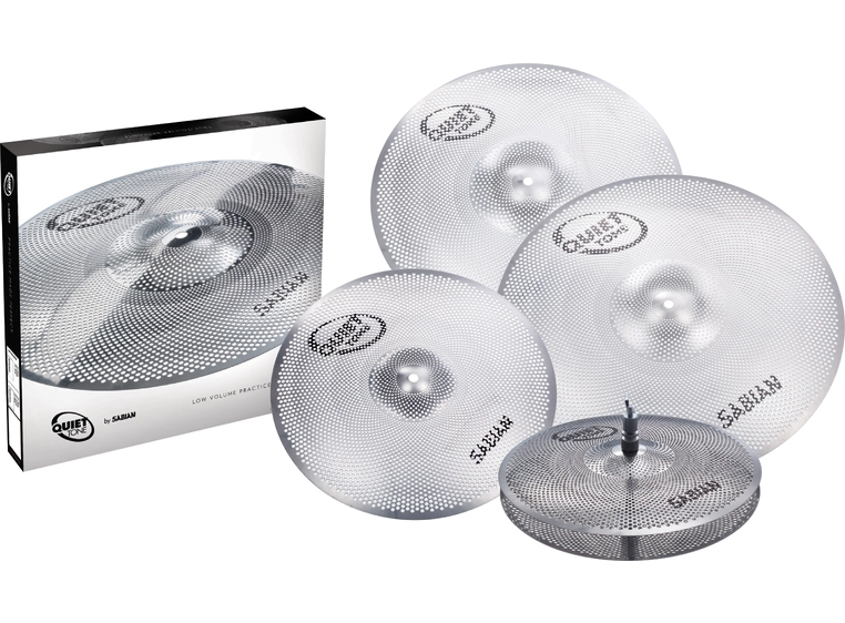 Sabian Quiet Tone Practice Cymbals Set QTPC504 - 14, 16, 18, 20 