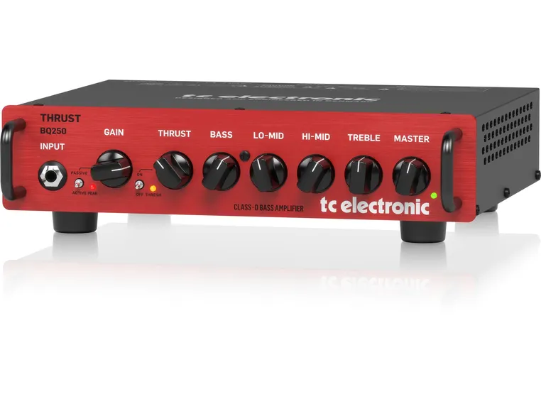 TC Electronic BQ250 250 Watt Portable Bass Head with Mosfet Preamp 