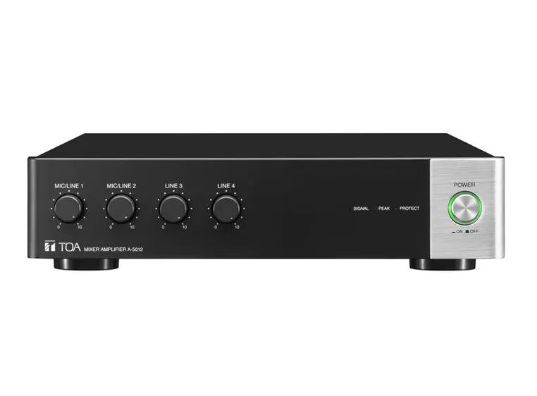 TOA A-5012 Mikseforsterker 1x120W 100V 2 Mikrofon 2 Linje DSP 