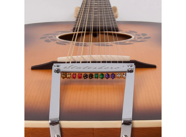 Vintage V500SB-12 "Statesboro" 12 String Satin Antique Burst 