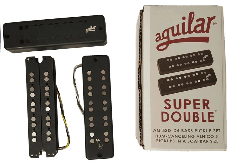 Aguilar AG5SD-D4 Soapbar Pickup sett for 5 strengs bass 