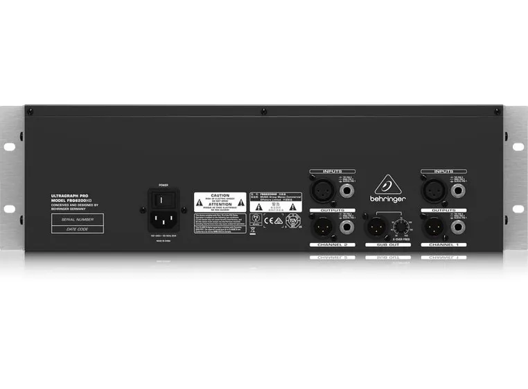 Behringer FBQ6200HD 31-Band Stereo Graphic EQ 