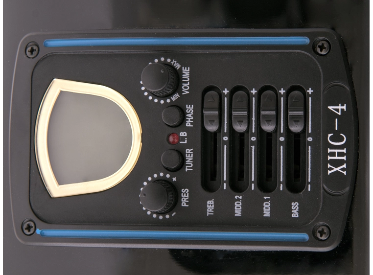 DIMAVERY DR-612 Western guitar 12-string, black 