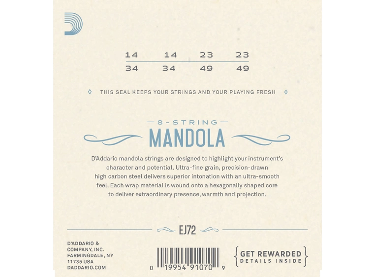 D'Addario EJ72 