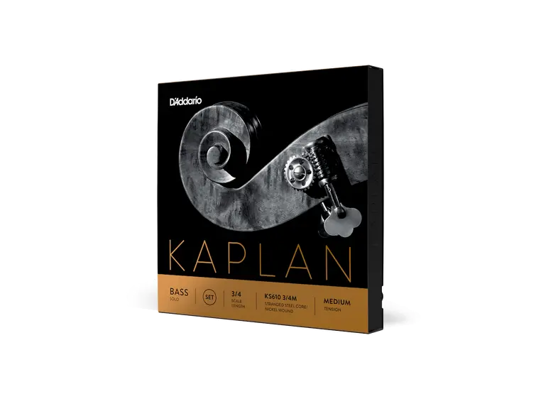D'Addario KS610 3/4M Bass Strings Kaplan Solo Set 3/4 Medium Tension 