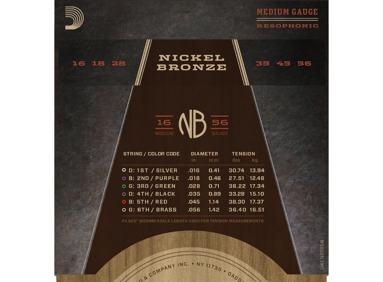 D'Addario NB1656 (016-056) 