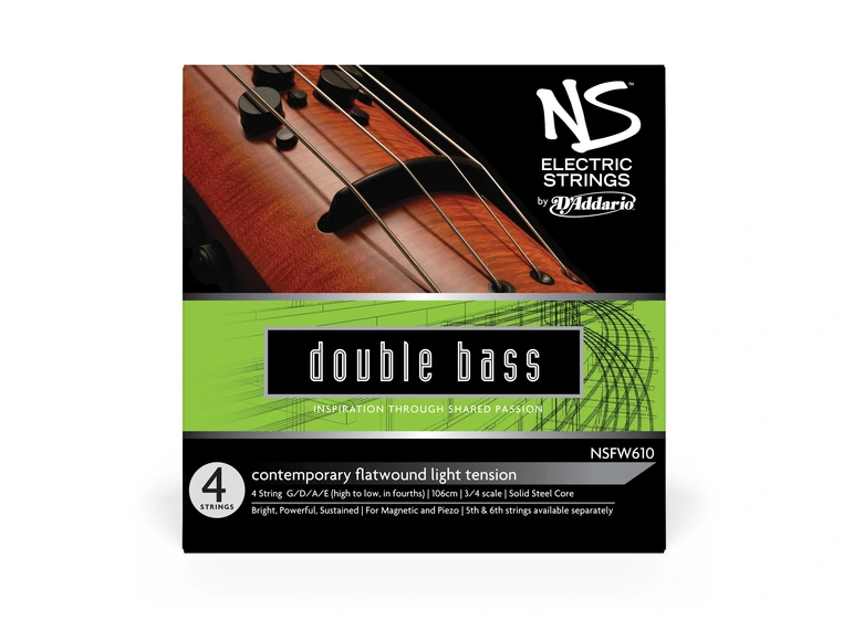 D'Addario NSFW610 Contemp. Bass Strings NS Electric Set (G, D, A, E) 