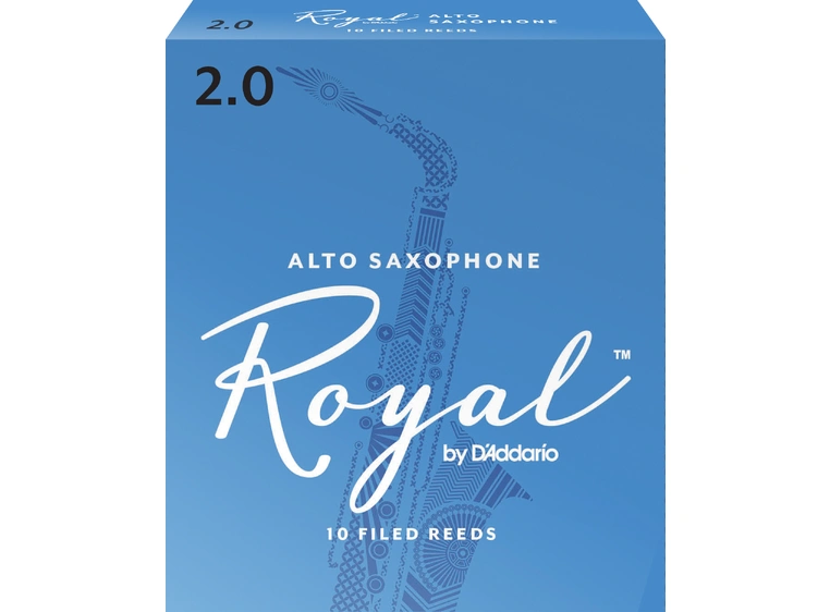 D'Addario RJB1020 Altsaksofon Flis Royal Alto Saxophone 2.0 10 Pack 