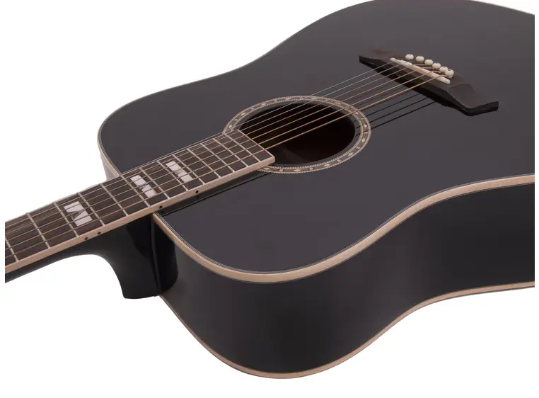Dimavery STW-40 Westerngitar, black 