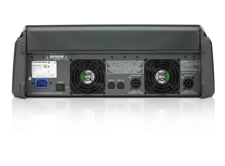 Dynacord PM-600-3 Mikseforsterker 2x1000W/4ohm 4mic + 4stereo linje 