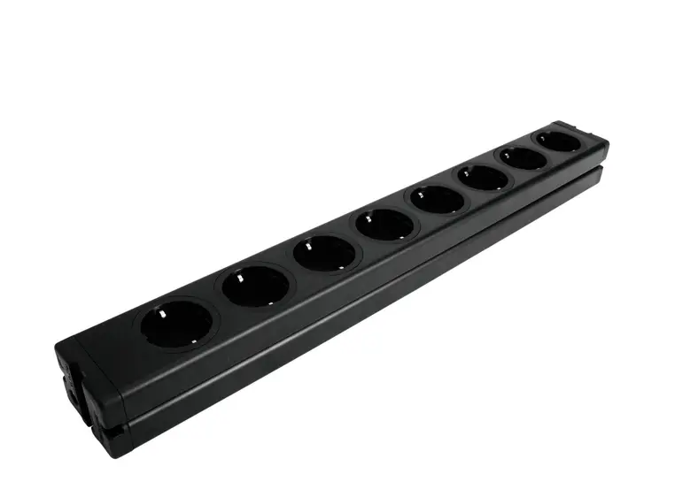 EUROLITE Distributor 8-fold ALU bk 