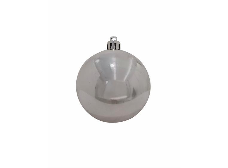 Europalms Deco Ball 7cm, silver 6x