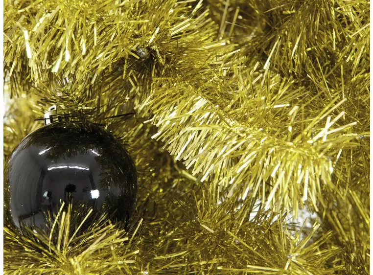 Europalms Fir tree FUTURA gold metallic, 180cm 