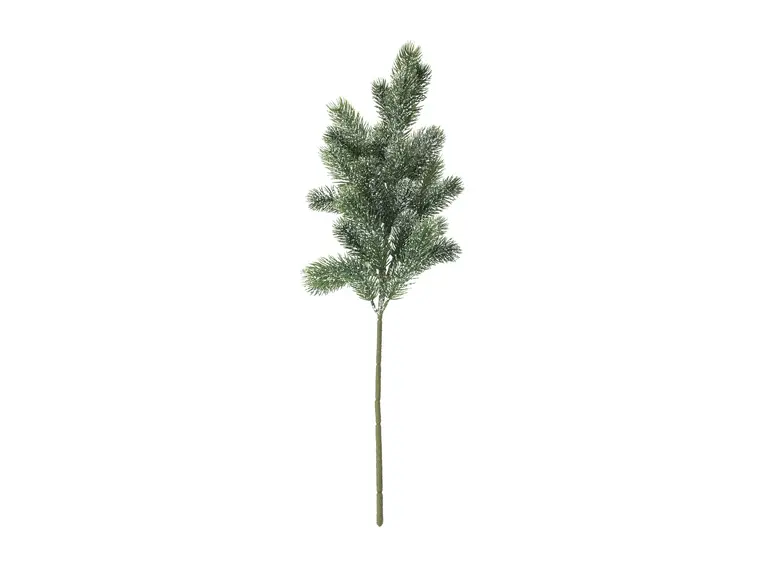 Europalms Gren av gran, snø, PE, 65cm 