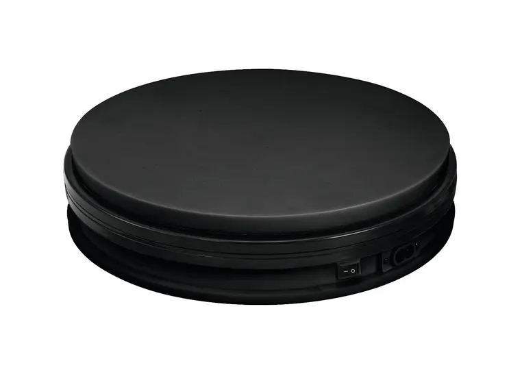 Europalms Rotary Plate 45cm up to 50kg black 