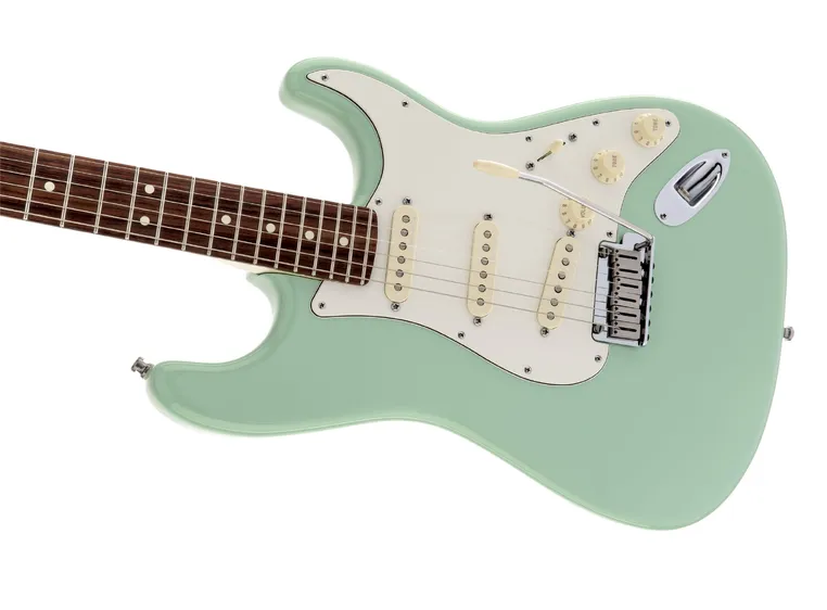 Fender Jeff Beck Stratocaster gripebrett i rosentre, sørfe-grønn 