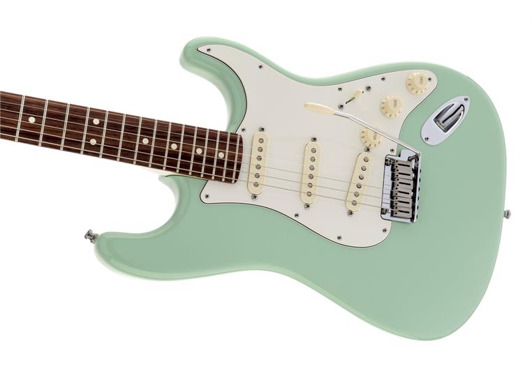 Fender Jeff Beck Stratocaster gripebrett i rosentre, sørfe-grønn