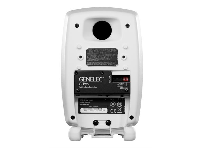 Genelec G Two AWM Aktiv 2-veis høyttaler 4"LF, .75"HF, hvit (pris pr stk)
