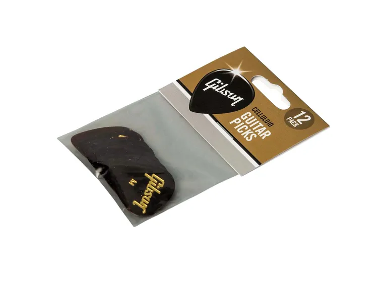 Gibson S&A Tortoise Picks Medium Plekter 12-pakning 