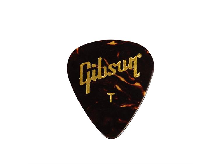 Gibson S & A Tortoise Picks, 12 Pack Medium