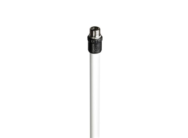 Gravity MS 23 W Microphone Stand with Round Base, White