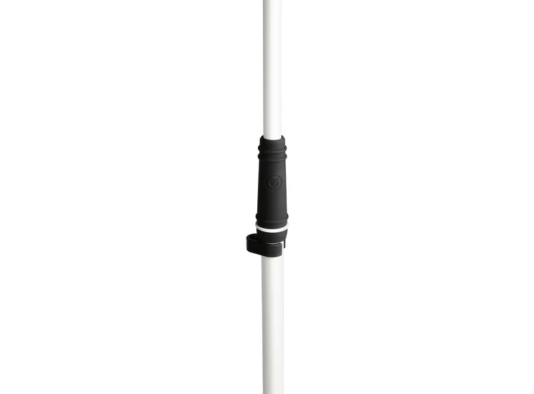 Gravity MS 23 W Microphone Stand with Round Base, White 