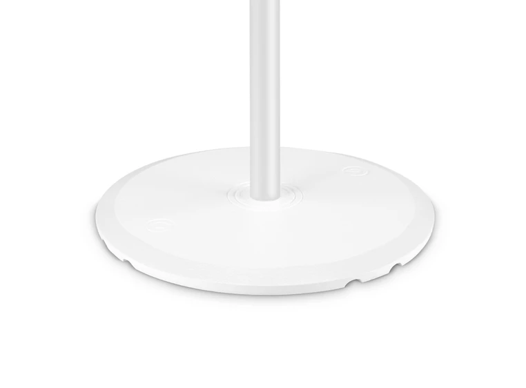 Gravity SSP WB SET 1 W Loudspeaker stand with base and castiron weightplate,white 