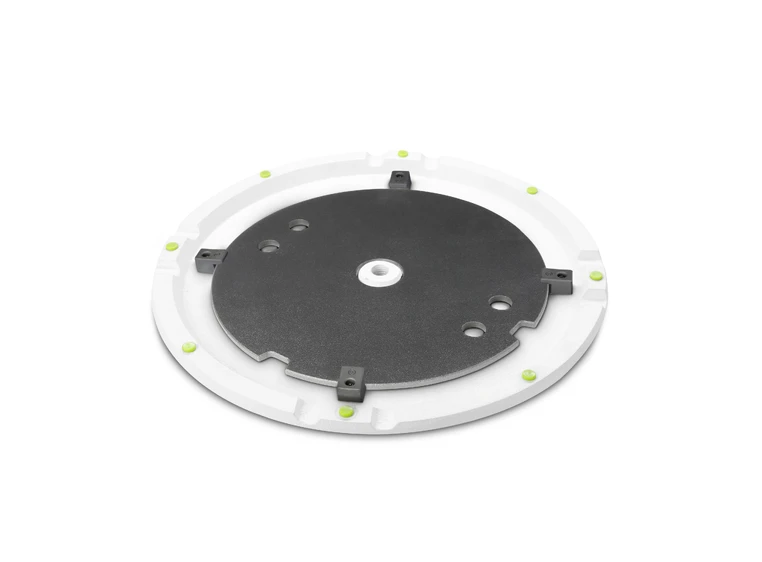 Gravity SSP WB SET 1 W Loudspeaker stand with base and castiron weightplate,white 