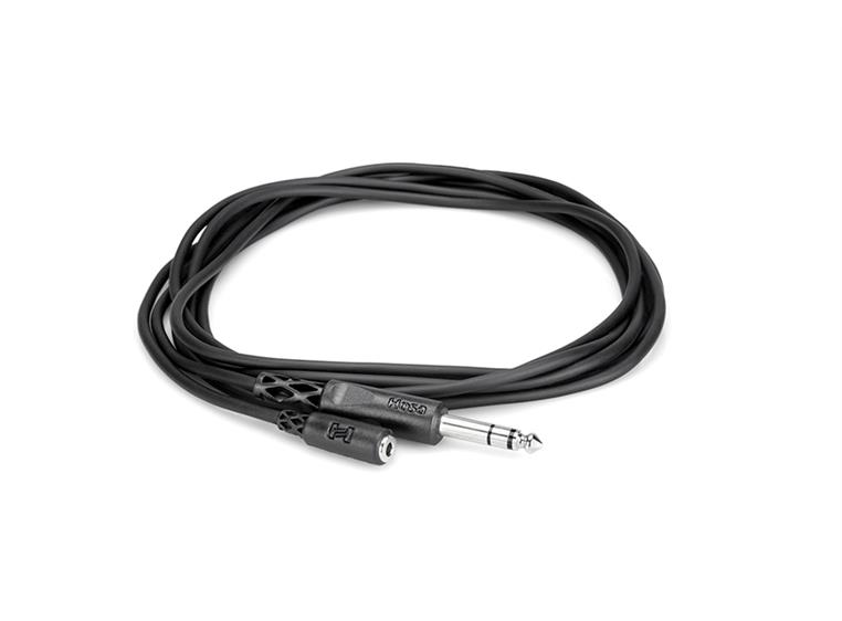 Hosa MHE-310 Headphone Adaptor Cable 3m 3.5 mm TRS to 1/4 in TRS