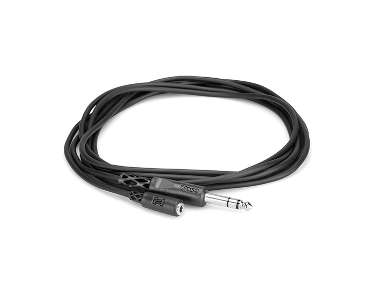 Hosa MHE-310 Headphone Adaptor Cable 3m 3.5 mm TRS to 1/4 in TRS 