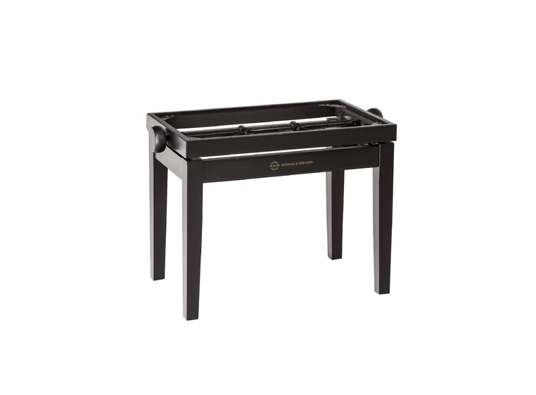 K&M 13700 Pianobenk tre-ramme, bøk sort matt finish 