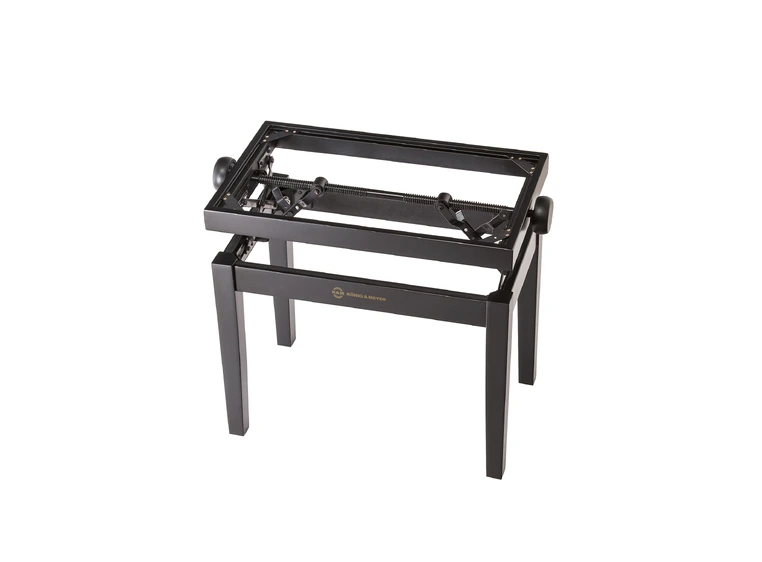 K&M 13700 Pianobenk tre-ramme, bøk sort matt finish 