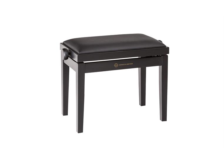 K&M 13700 Pianobenk tre-ramme, bøk sort matt finish