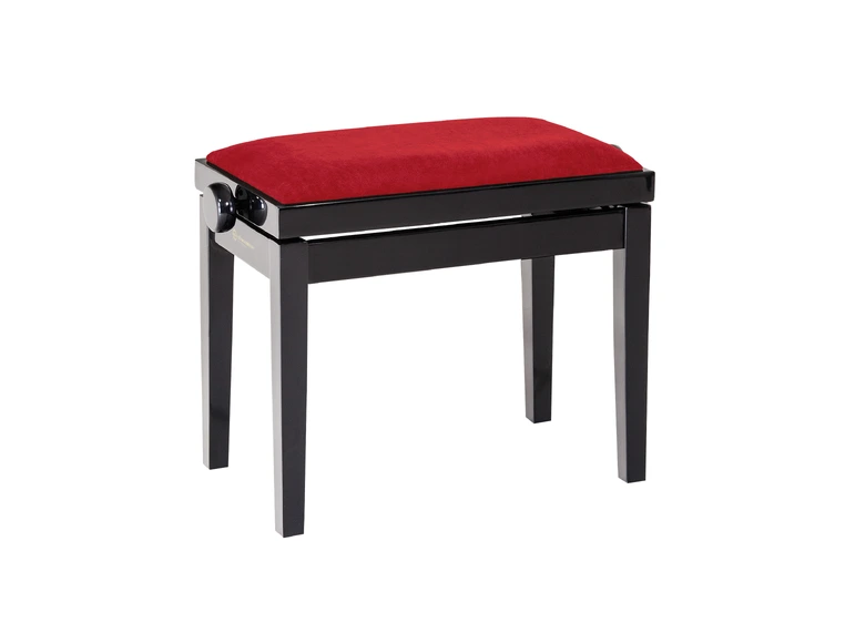 K&M 13802 Setepute for pianobenk 13700-13751. Rød fløyel 