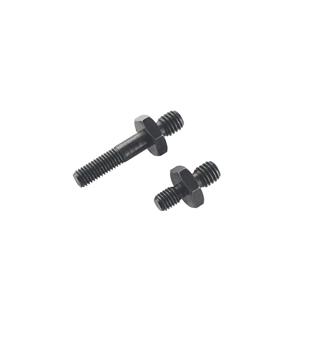K&M 18864 Threaded bolt for Spider Pro black zinc-plated Set of two