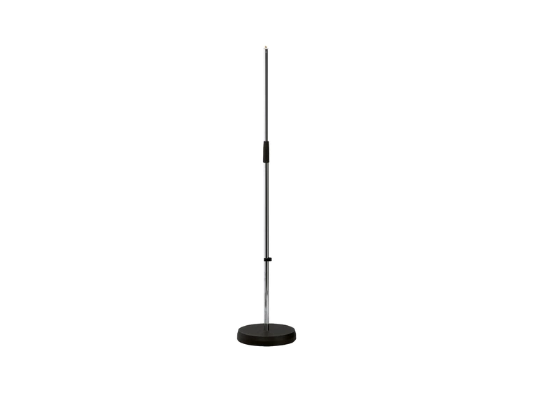 K&M 26000 Microphone stand, Chrome Cast-iron round base, H: 870/1565 mm 