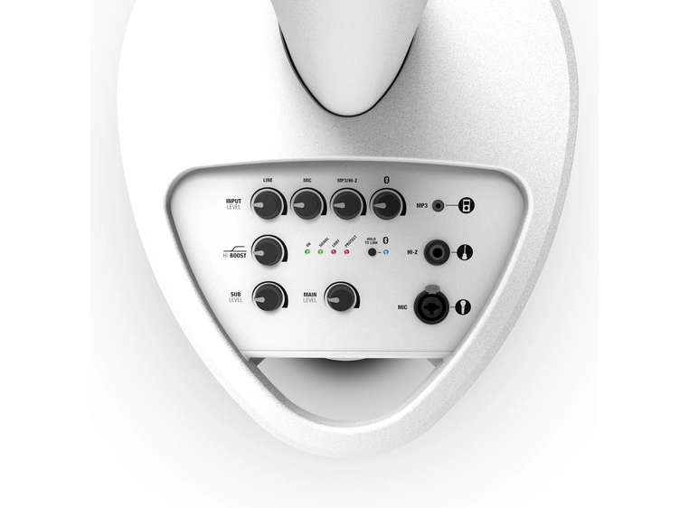 LD Systems MAUI 5 W Ultra Portable Column PA with Mixer and Bluetooth,White 