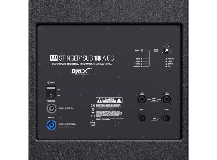 LD Systems STINGER SUB 18 A G3 Active 18" bass-reflex PA subwoofer 