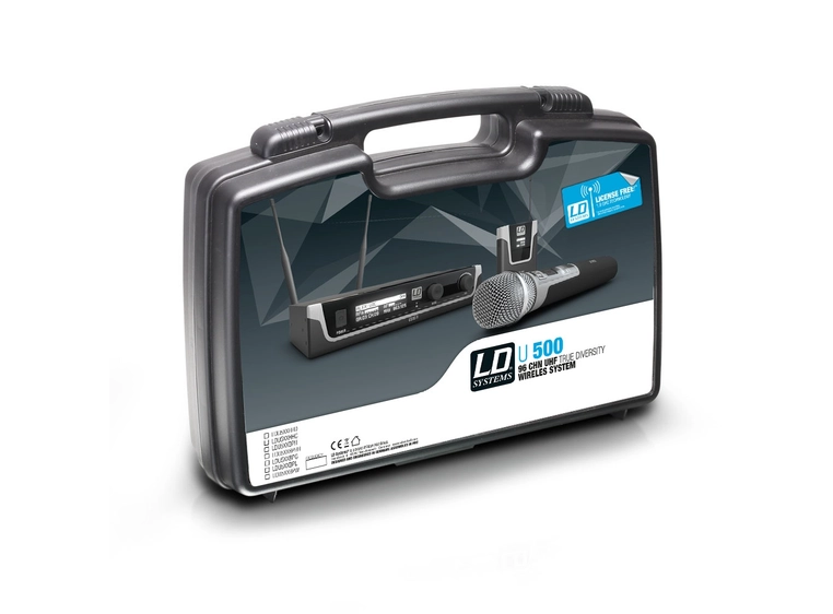 LD Systems U508 BPG trådløst system med lommesender og instrumentkabel 