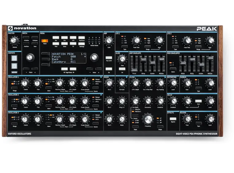 Novation Peak 8-Voice Polyphonic Synthesizer 