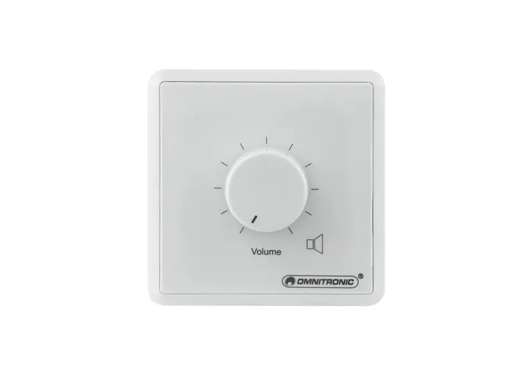 OMNITRONIC PA 5W mono Volume Controller, white 