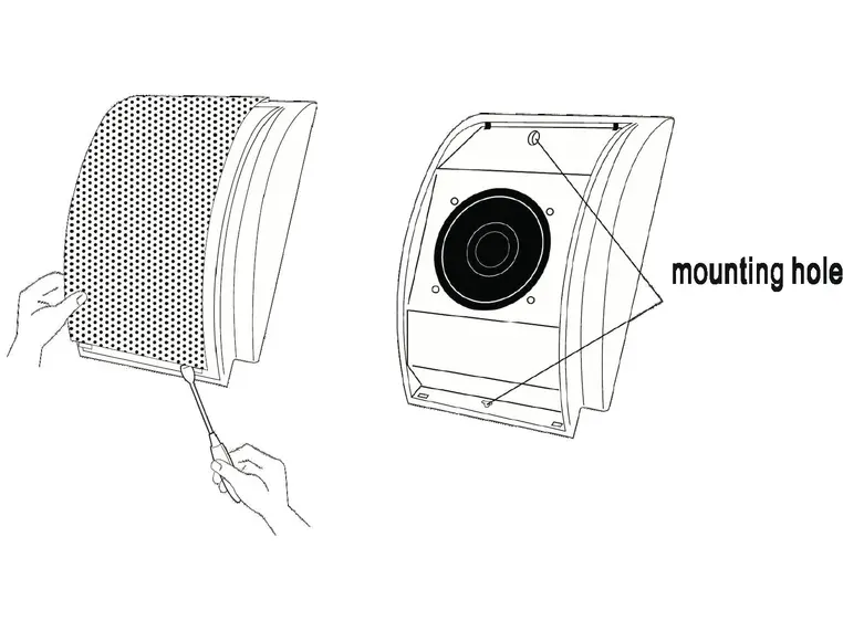 OMNITRONIC WC-2 PA Wall Speaker 