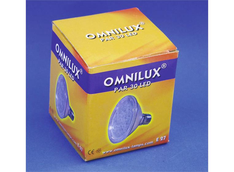 Omnilux PAR-30 240V E-27 18 LED 5mm yell